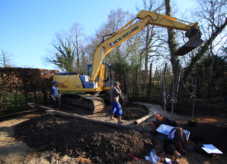 PREMIERS JOURS DE CHANTIER